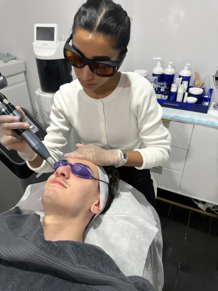 The IRIS Q-Switch Laser, performed by Anuskha at La Maison Beauté, a trusted Cosmetic Clinic in South Melbourne, delivers safe and effective results for your skin.