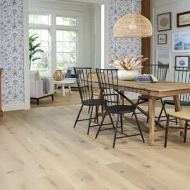 5/8 in. Platinum Coast White Oak Distressed Engineered Hardwood Flooring 9.5 in. Wide