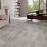 12 in. x 24 in. Cliffside Nickel Porcelain Tile