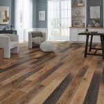 3/8 in. Vintage French Oak Distressed Engineered Hardwood Flooring 6.38 in. Wide