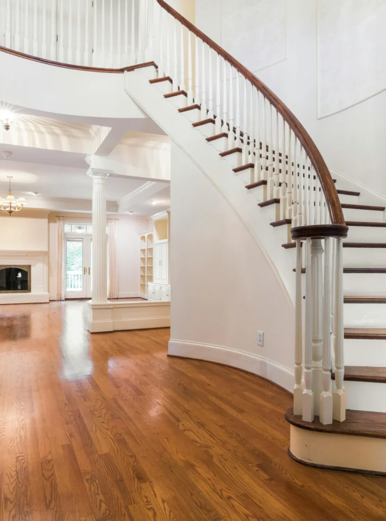 Stair staining in your living room